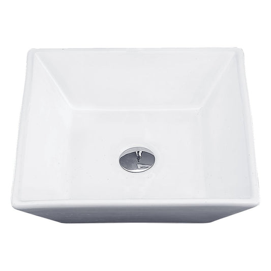 Bathroom Ceramic Rectangular Above Countertop Basin for Vanity