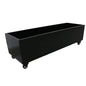 Black Metal Versatility Planter Medium with Wheels