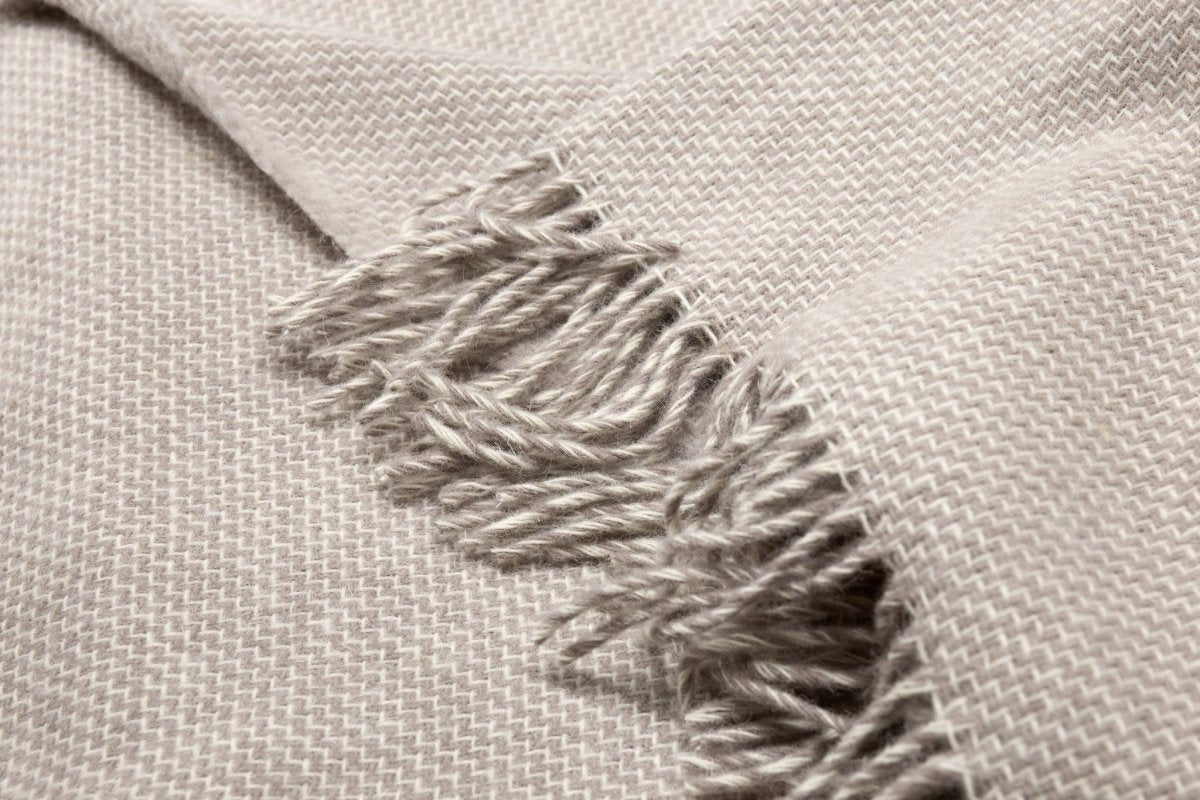 Cambridge Throw - 100% NZ Wool -  Silver