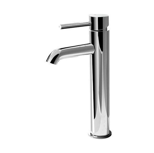 Cefito Bathroom Basin Mixer Tap Round Tall Faucet Vanity Laundry Chrome