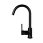 Cefito Kitchen Mixer Tap Mixer Round Sink Faucet Basin Laundry Black