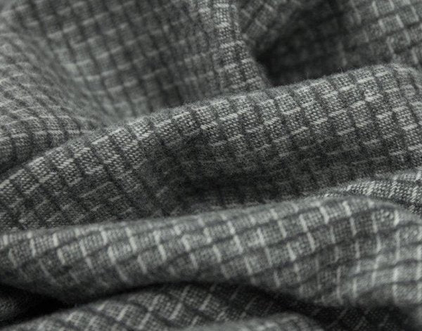 Chiswick Throw - Merino Wool/Cashmere - Grey