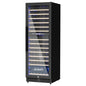 Devanti Wine Cooler Fridge Dual Zone 154 Bottles