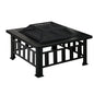 Grillz Fire Pit BBQ Grill 2-In-1 Table